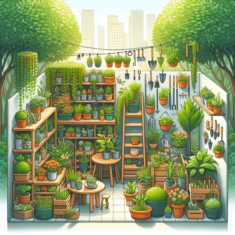 como organizar jardim compacto