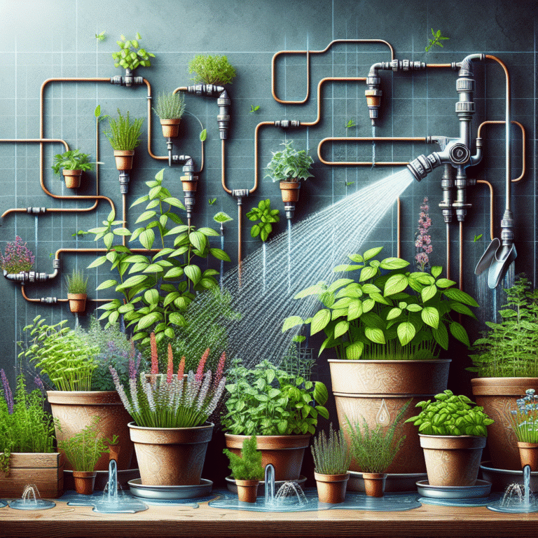 dicas de irrigação para horta interna