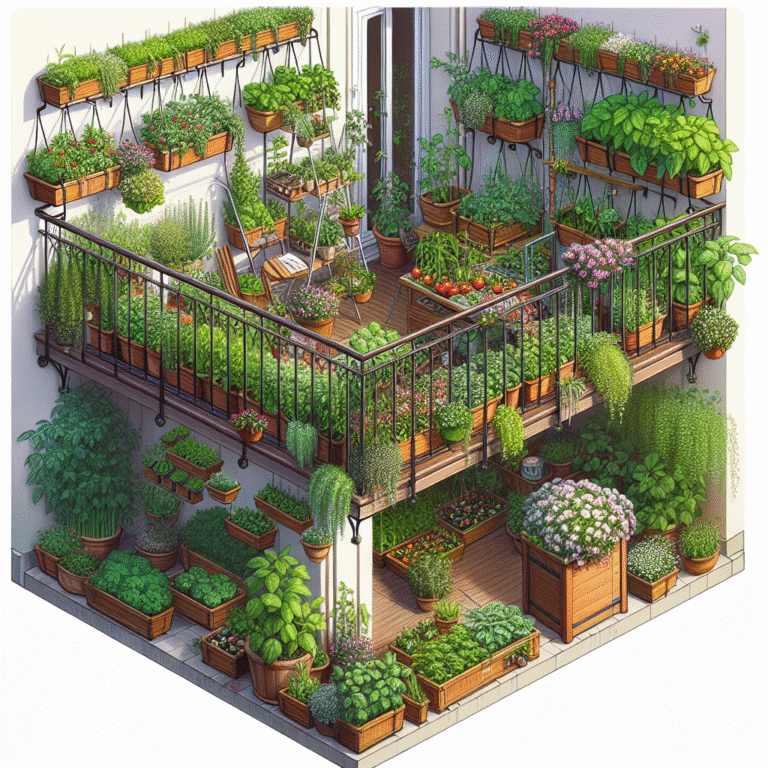 hortas compactas para varanda: cultivo eficiente