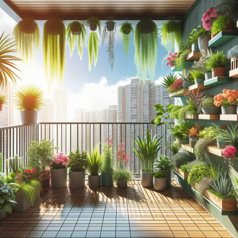 ideias de jardim vertical na varanda: aproveitando o espaço