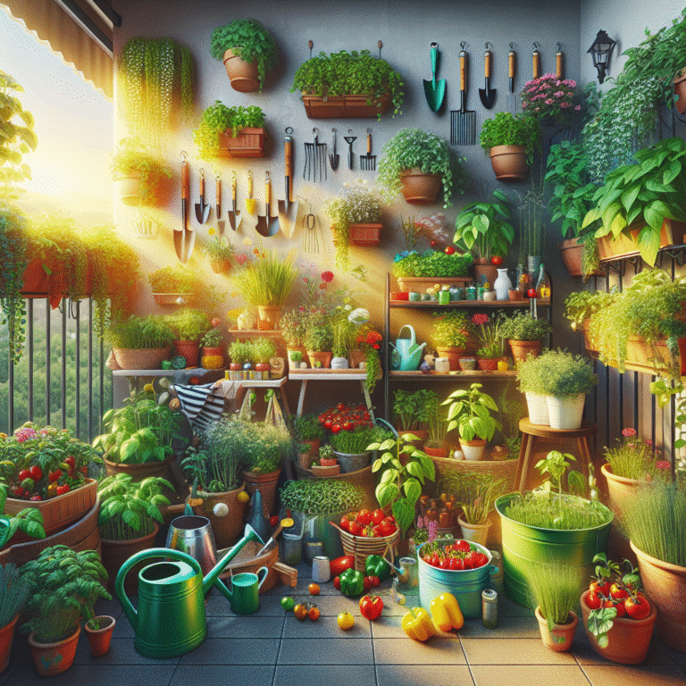 como montar uma horta na varanda