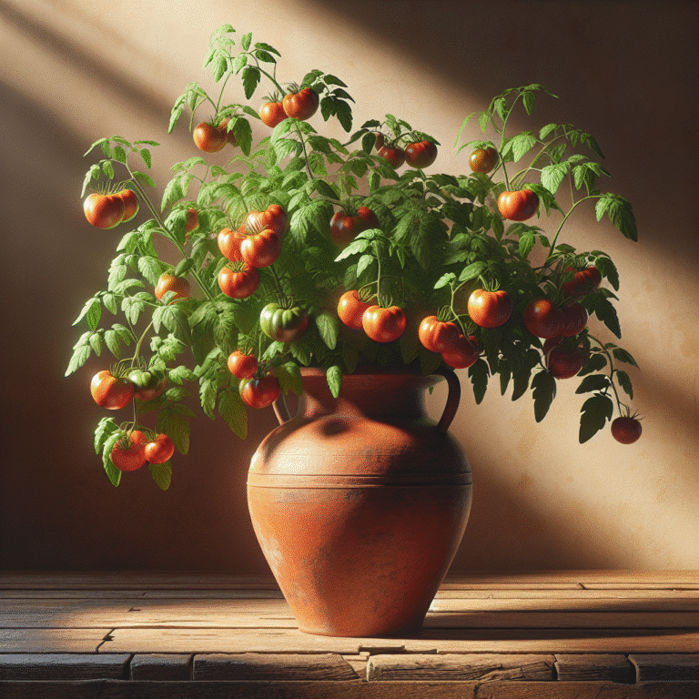 cultivo de tomate em vaso