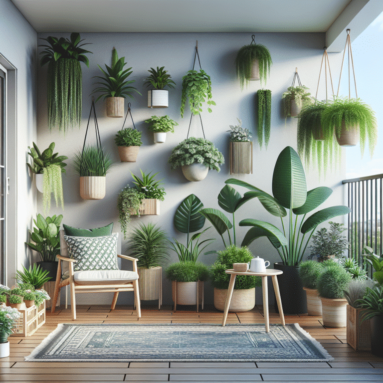 como decorar varanda com plantas: estilo e funcionalidade