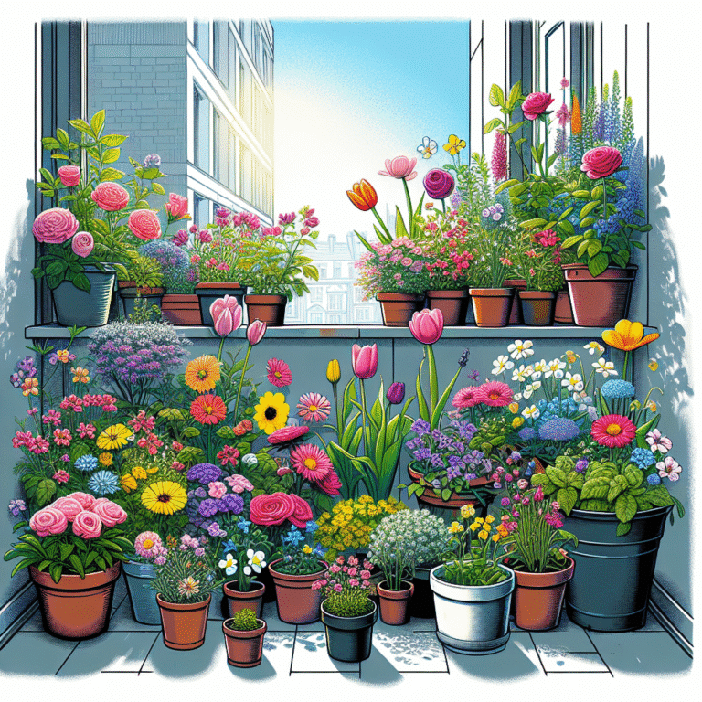 cultivo de flores em espaços pequenos: um toque de cor