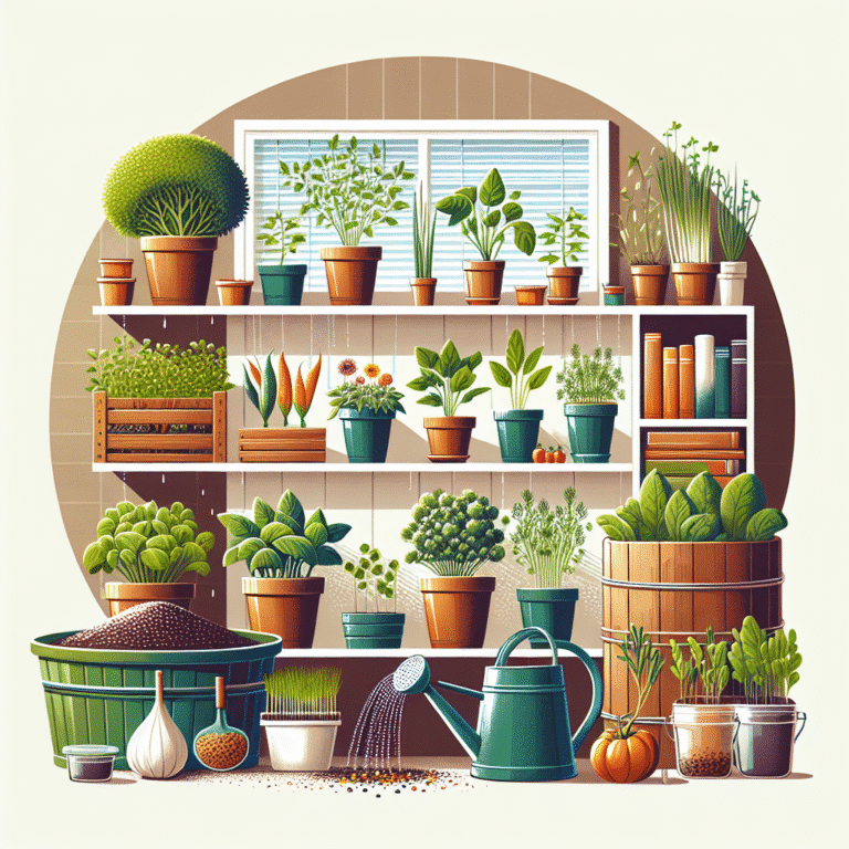 como fazer horta dentro de casa
